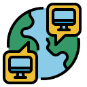 Global IP Location Icon