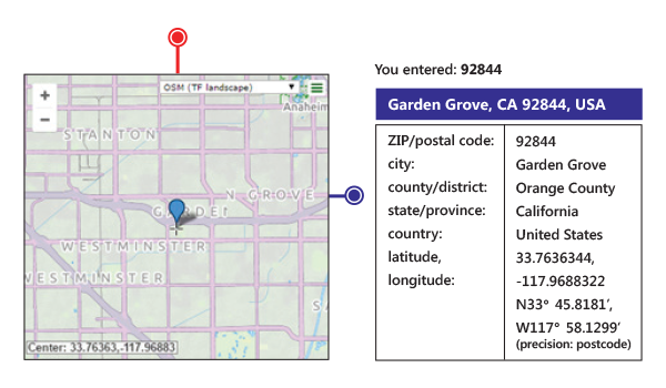 Send Melissa your files and we will append and enrich with latitude-longitude, tract and block numbers and other data.