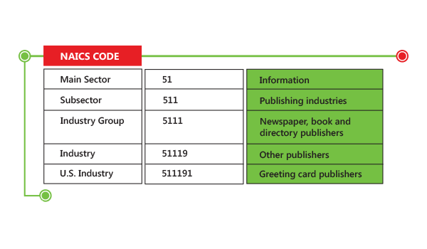 NAICS codes are 6-digits long and suppl all the necessary information to define a business's industry.