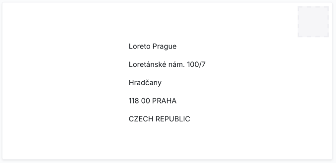 address-format-czech republic