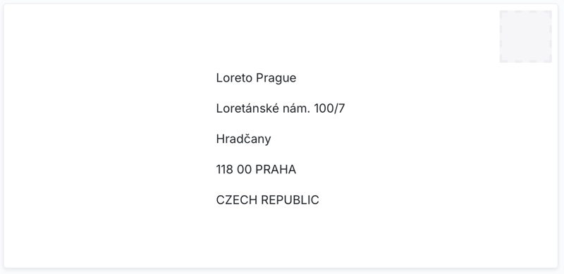 address-format-czech republic