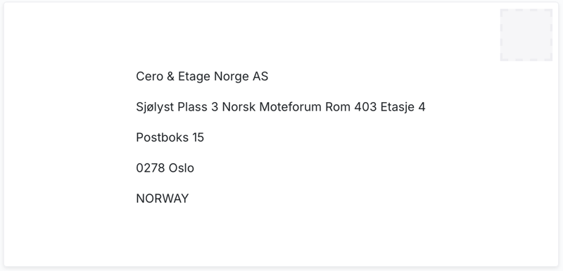 address-format-norway