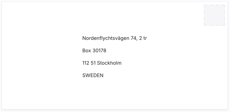 address-format-sweden