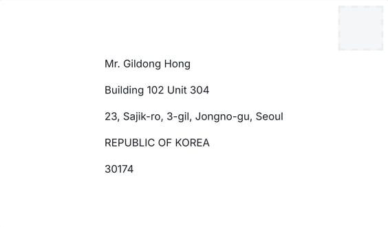 address-example-south-korea-english