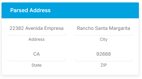 Address Verification - Postal Address Validation