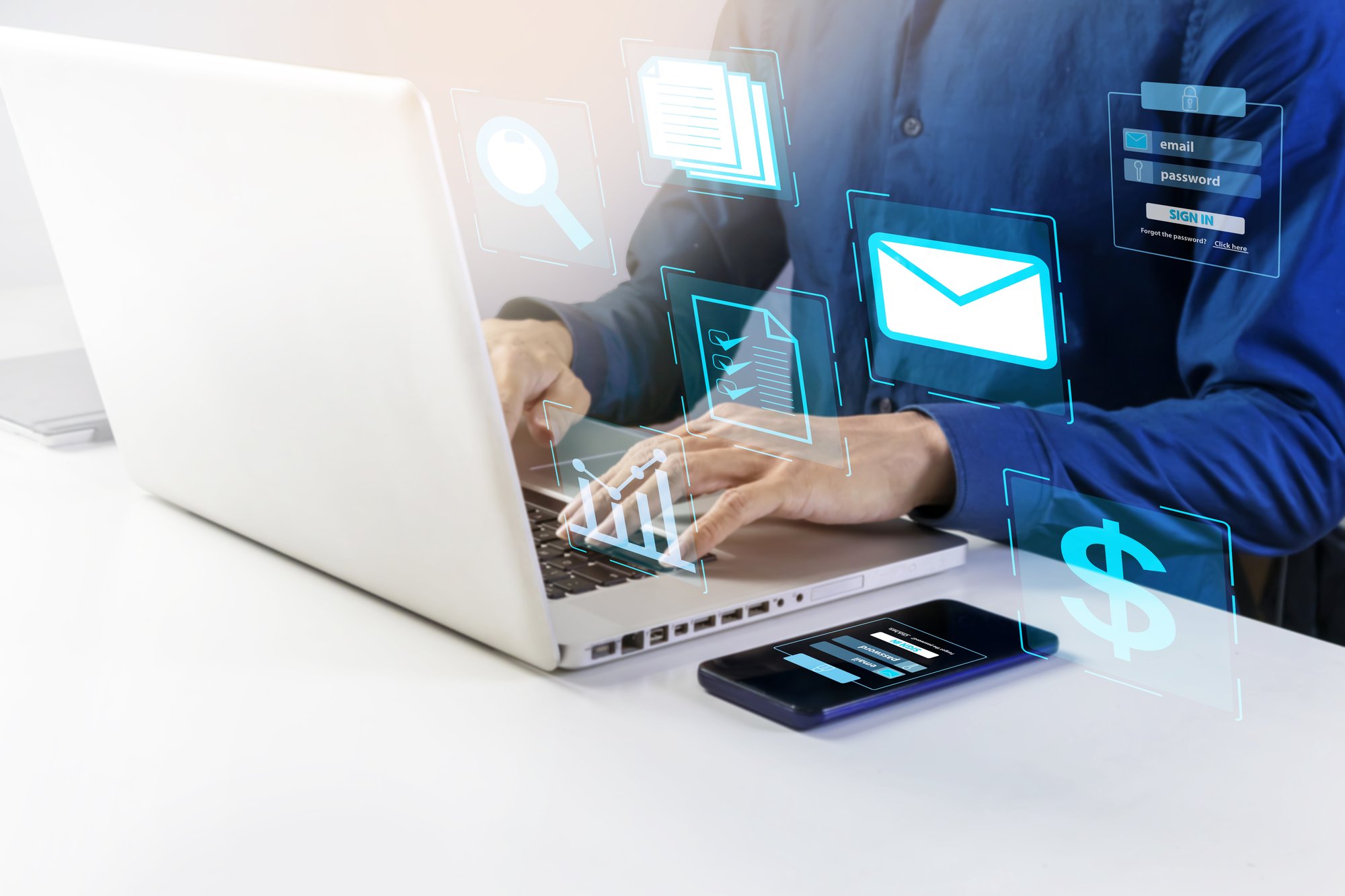 businessman-searching-verifying-correctness-document-informationmanagement-financial-system-management-customer-information-via-email