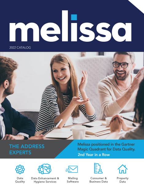 Melissa 2022 Solutions Catalog