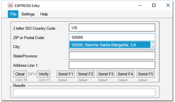 Address Autocomplete - Global Express Entry for Desktop - Singapore