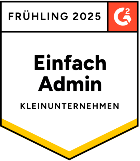 G2 - Easiest Admin Small Business - Spring 2025