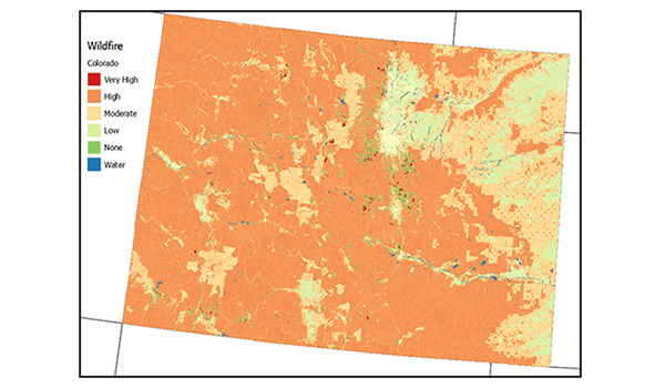 HazardHub Wildfire Risk