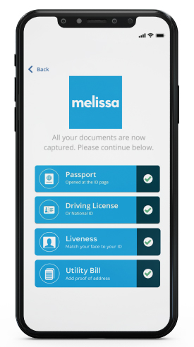 Melissa identity solutions integrate with all Android, iOS and PC systems as well as web form, checkout and mobile applications.