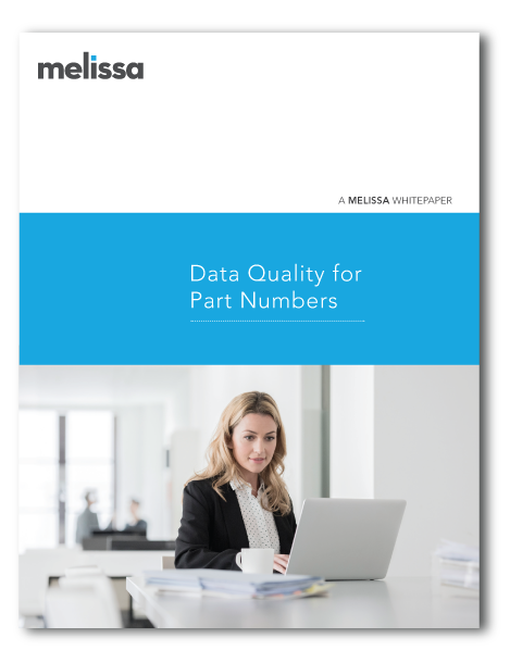 Data Quality for Part Numbers, a Melissa Data whitepaper